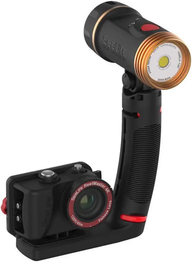 Alt view image 4 of 5 - SeaLife ReefMaster RM-4K Ultra Digital Camera with Sea Dragon 1500 Dive Light