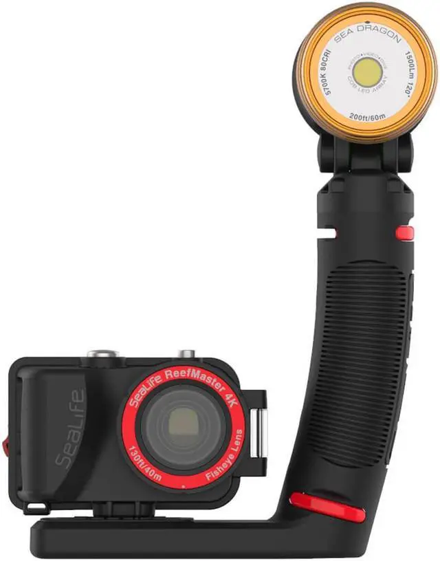 Alt view image 2 of 5 - SeaLife ReefMaster RM-4K Ultra Digital Camera with Sea Dragon 1500 Dive Light
