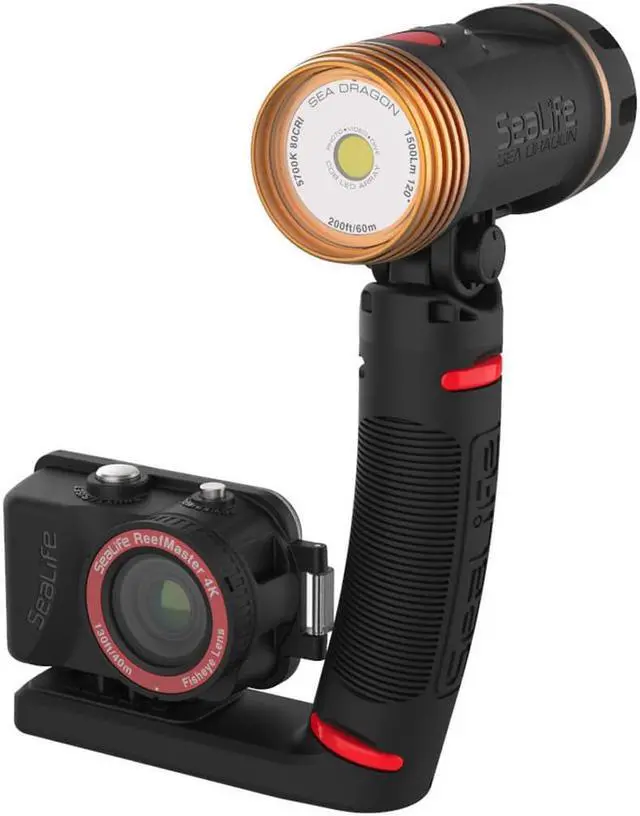 Alt view image 3 of 5 - SeaLife ReefMaster RM-4K Ultra Digital Camera with Sea Dragon 1500 Dive Light