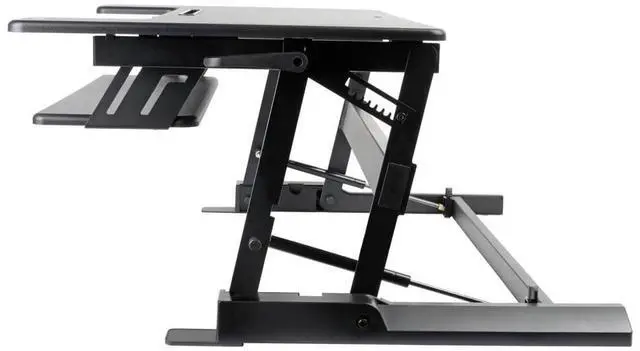 Alt view image 12 of 18 - Tripp Lite WWSSD3622 Height Adjustable 36x22 Sit Stand Desktop Workstation