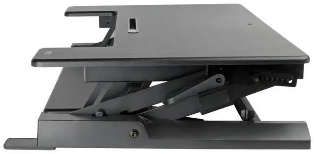 Alt view image 11 of 18 - Tripp Lite WWSSD3622 Height Adjustable 36x22 Sit Stand Desktop Workstation