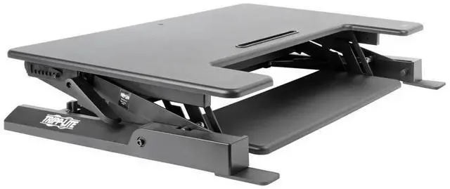 Alt view image 10 of 18 - Tripp Lite WWSSD3622 Height Adjustable 36x22 Sit Stand Desktop Workstation
