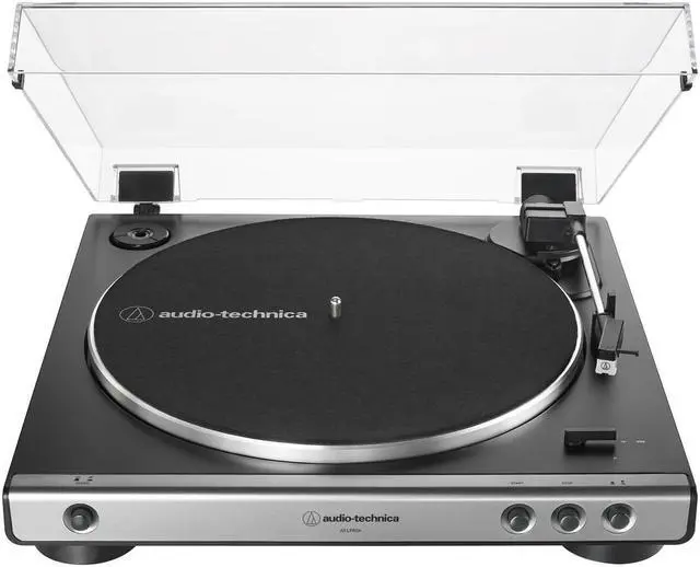 Alt view image 15 of 20 - Audio Technica Fully Automatic Belt-Drive Turntable - Gun Metal