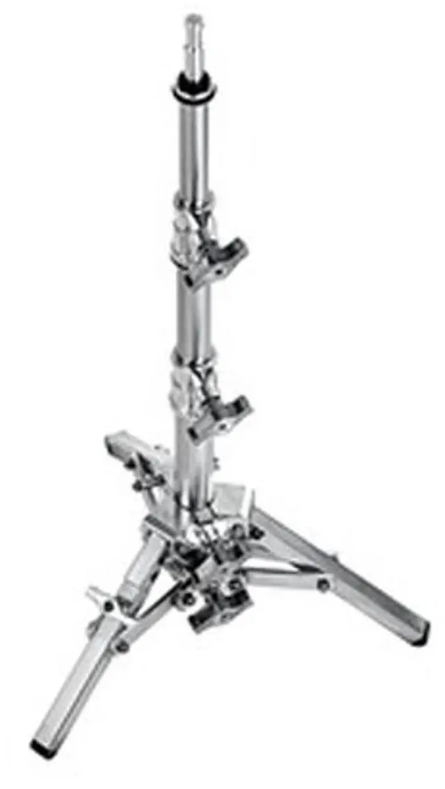 Alt view image 5 of 5 - Avenger High 3.28' Alu-Baby 10 Stand with One Lazy Leg / 5/8" Mounting Stud, 2 Riser, 3 Sections