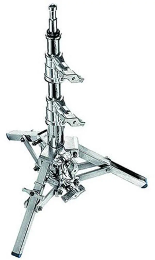 Main image of Avenger High 3.28' Alu-Baby 10 Stand with One Lazy Leg / 5/8" Mounting Stud, 2 Riser, 3 Sections