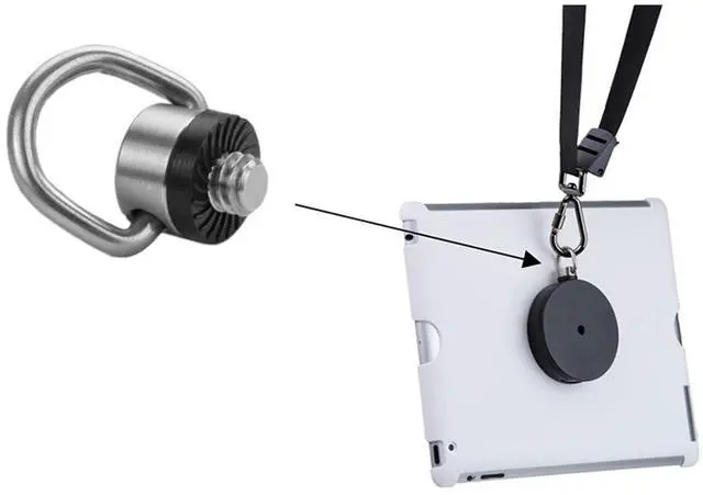 Alt view image 3 of 7 - Tether Tools Hitch D-Ring for Use with X Lock Connect Lite, X Lock Case, and Camera Strap