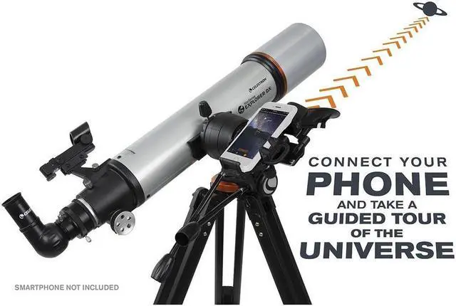 Alt view image 14 of 16 - Celestron StarSense Explorer DX 102AZ Smartphone App-Enabled Refractor Telescope