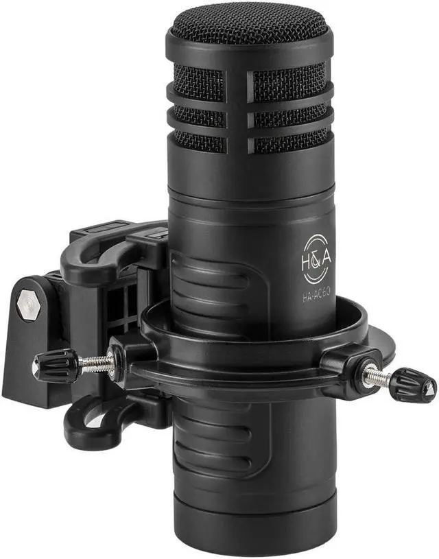 Alt view image 3 of 7 - H&A AC60 Hypercardioid Dynamic Studio Broadcast Microphone #HA-AC60