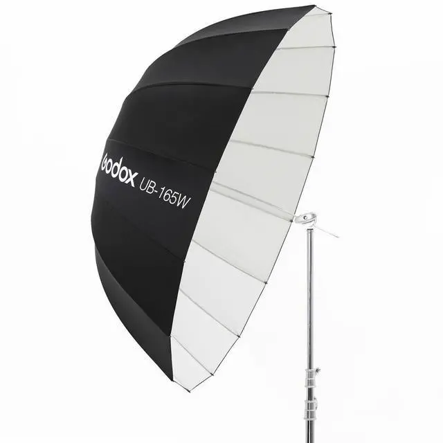 Alt view image 2 of 3 - Godox 65"/165cm Parabolic Umbrella - White