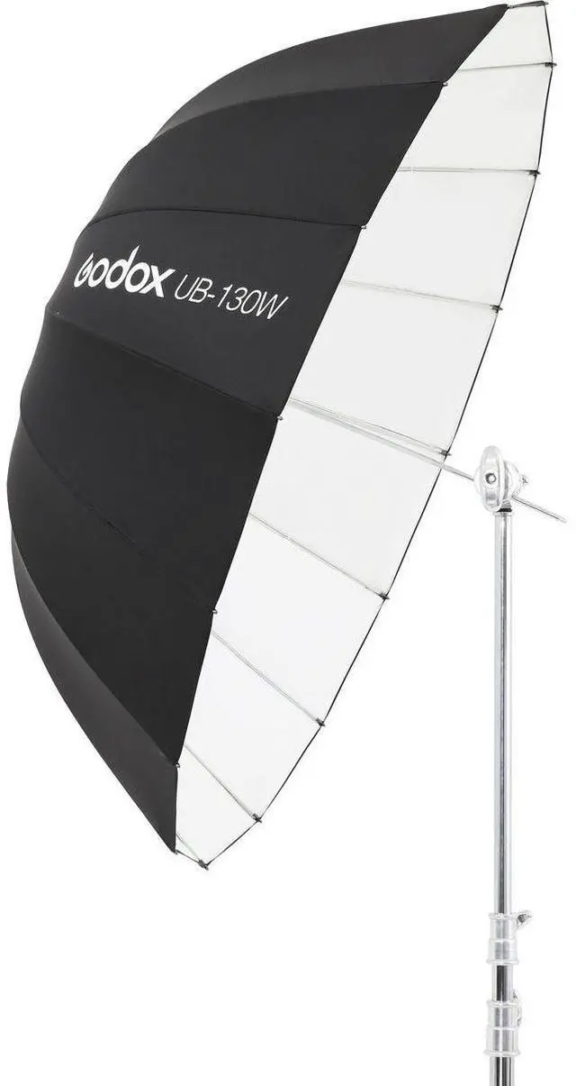 Main image of Godox 51.1"/130cm Parabolic Umbrella - White