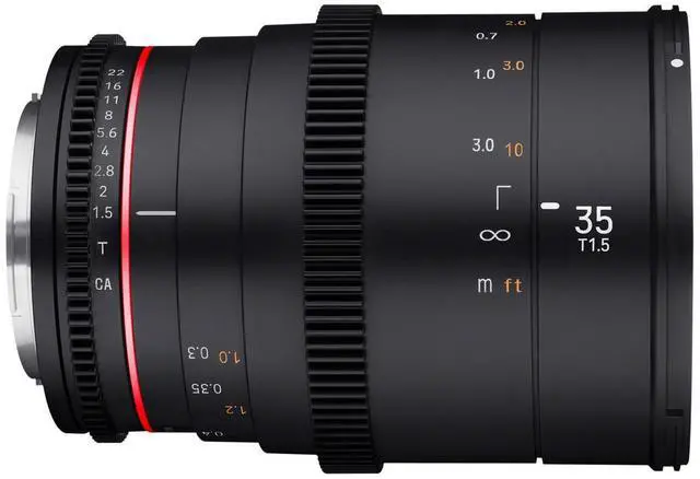Alt view image 4 of 5 - Rokinon 35mm T1.5 Cine DSX High-Speed Lens for Fujifilm X