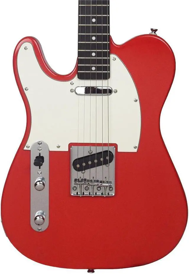 Alt view image 2 of 3 - Sawtooth Classic ET 60 Left-Handed Electric Guitar, Ovangkol Fretboard, Habanero