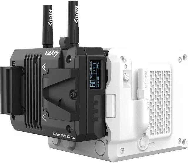 Alt view image 4 of 7 - Vaxis Atom 600 KV Wireless Transmitter/Receiver Kit for RED KOMODO, Black