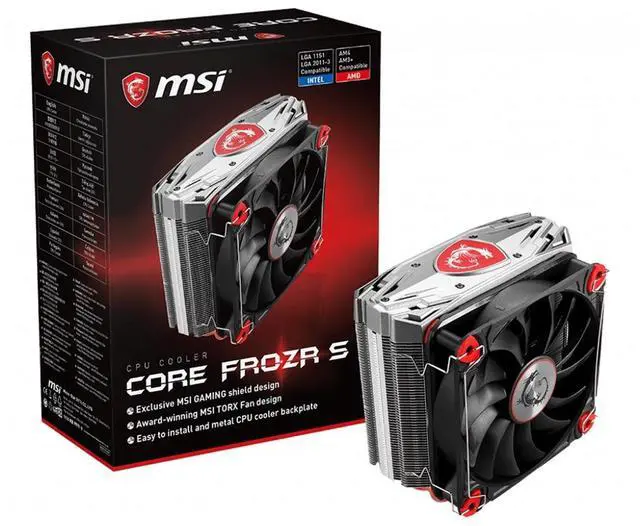 Alt view image 5 of 13 - MSI - COREFROZRS - MSI Core Frozr S - Processor cooler - (for: LGA775, LGA1156, AM2, AM2+, LGA1366, AM3, LGA1155, AM3+,