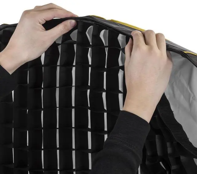 Alt view image 4 of 5 - Glow Eggcrate Grid for EZ Lock 28" Deep Parabolic Quick Softbox #EZ-G-28