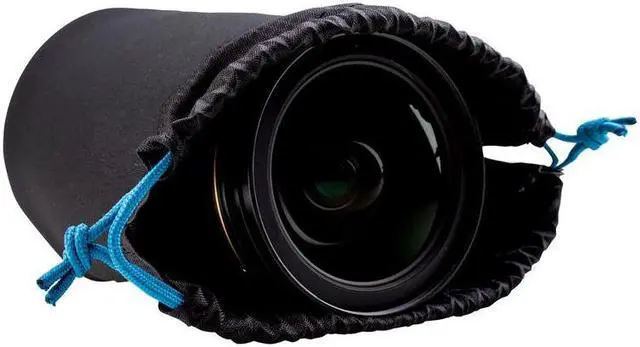 Alt view image 10 of 13 - Tenba Soft Neoprene Lens Pouch (Black, 6 x 4.5 In.)