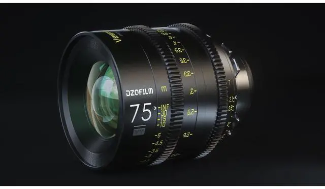 Alt view image 5 of 6 - DZOFILM Vespid Prime 75mm T2.1 Cinema Lens for PL & EF Mount