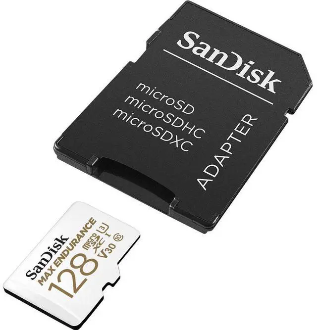 Alt view image 10 of 10 - SanDisk MAX ENDURANCE 128 GB Class 10/UHS-I U3 microSDHC 1 Pack SDSQQVR128GAN6IA