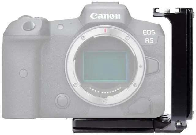 Main image of ProMediaGear PLCR56 L-Bracket Plate with QD Strap Port for Canon EOS R5 and R6