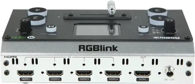 Alt view image 3 of 7 - RGBlink Mini+ 4-Ch HDMI Live Streaming Production Switcher with DSK, PTZ Control