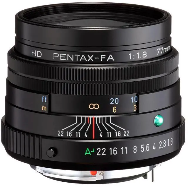 Alt view image 3 of 4 - Pentax Pentax HD 77mmF1.8 Limited Black Limited Medium telephoto Prime Lens, High-Performance HD Coating, Round Diaphragm (27880)