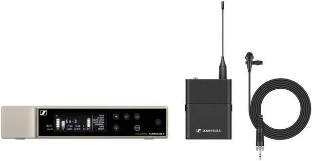 Alt view image 12 of 20 - Sennheiser EW-D ME2 SET Digital Wireless Omni Lavalier Microphone System (Q1-6: 470 to 526 MHz)