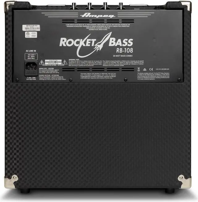 Alt view image 3 of 6 - Ampeg RB-108 1x8" Rocket Bass Guitar Combo Amplifier, 30W