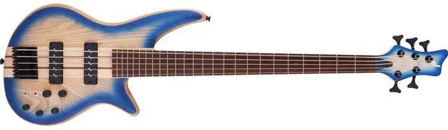 Alt view image 2 of 7 - Jackson Pro Series Spectra Bass SBP V 5-String Electric Guitar, Caramelized Jatoba Fingerboard, Blue Burst