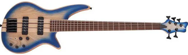 Alt view image 4 of 7 - Jackson Pro Series Spectra Bass SBP V 5-String Electric Guitar, Caramelized Jatoba Fingerboard, Blue Burst
