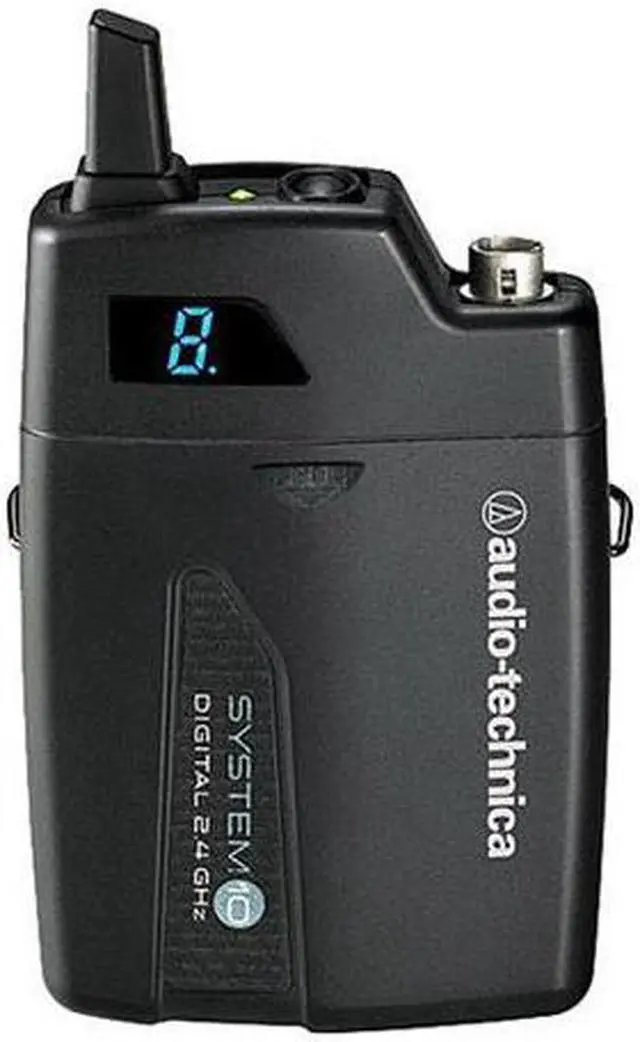 Main image of Audio-Technica ATW-T1001 System 10 UniPak Body-pack Transmitter, 2.4GHz ISM Band
