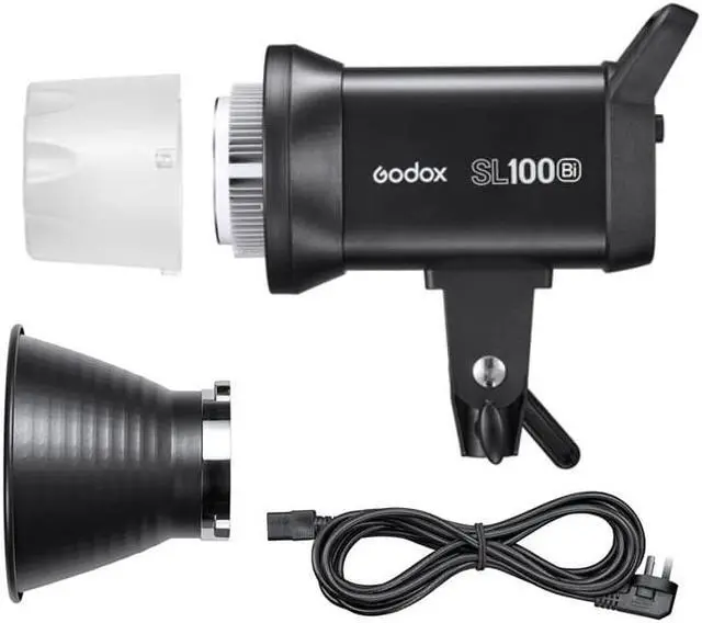 Alt view image 5 of 6 - Godox SL100Bi Bi-Color LED Video Light Kit With Glow 36" Octa EZ Lock Softbox and Light Stand