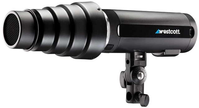 Alt view image 4 of 7 - Westcott Snoot with Honeycomb Grid for FJ200 & FJ80 (Includes FJ80 Mount) #4746