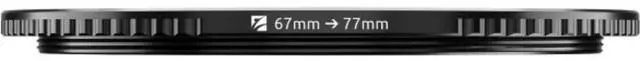 Main image of Freewell Step Up Filter Adapter Ring 67Mm-77Mm (Works With Freewell M2 Magnetic Quick Swap As Well As Your Threaded Filter) Not Compatile With Freewell V2  K2  Eiger System