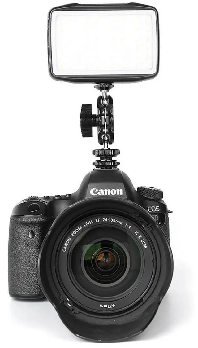 Alt view image 6 of 8 - Falconeyes PockeLite F7 mini RGB & Variable Color LED Light with Diffuser & Grid