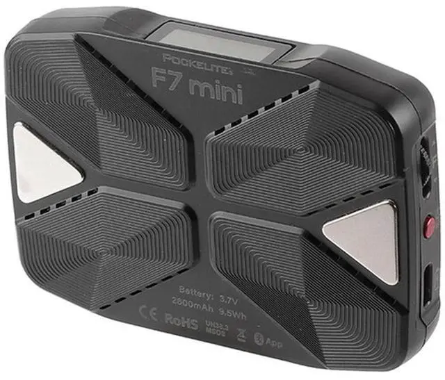 Alt view image 5 of 8 - Falconeyes PockeLite F7 mini RGB & Variable Color LED Light with Diffuser & Grid