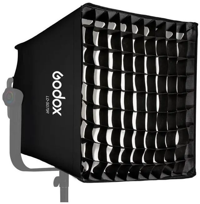 Alt view image 10 of 11 - Godox Rectangular Softbox with Eggcrate Grid for LR75R LED Panel