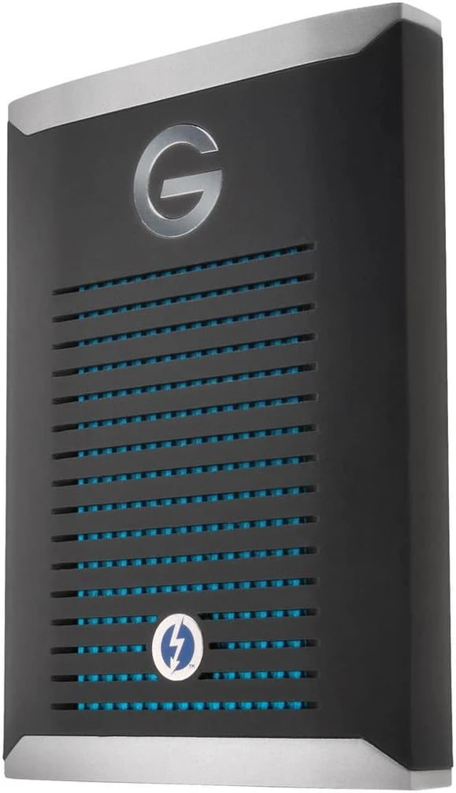Alt view image 6 of 10 - G-Technology 1TB G-DRIVE Mobile Pro SSD Durable Portable External Storage, Thunderbolt 3 (0G10311)