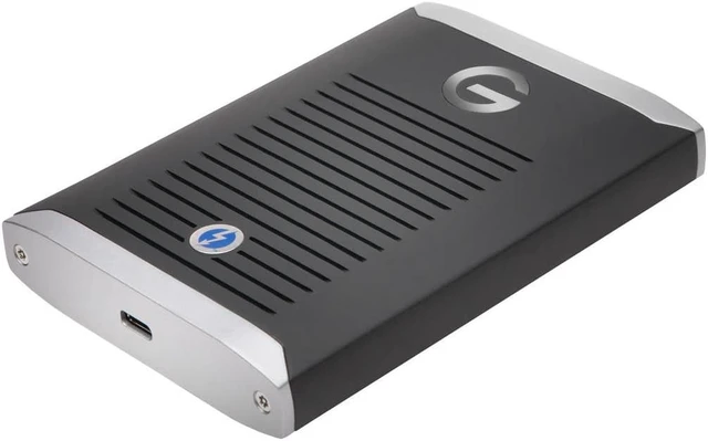 Alt view image 10 of 10 - G-Technology 1TB G-DRIVE Mobile Pro SSD Durable Portable External Storage, Thunderbolt 3 (0G10311)