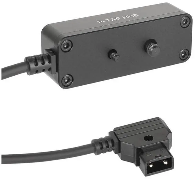 Alt view image 4 of 4 - CAMVATE D-Tap B-Type M to 3-Port F D-Tap P-Tap Hub Splitter, Black #C2616