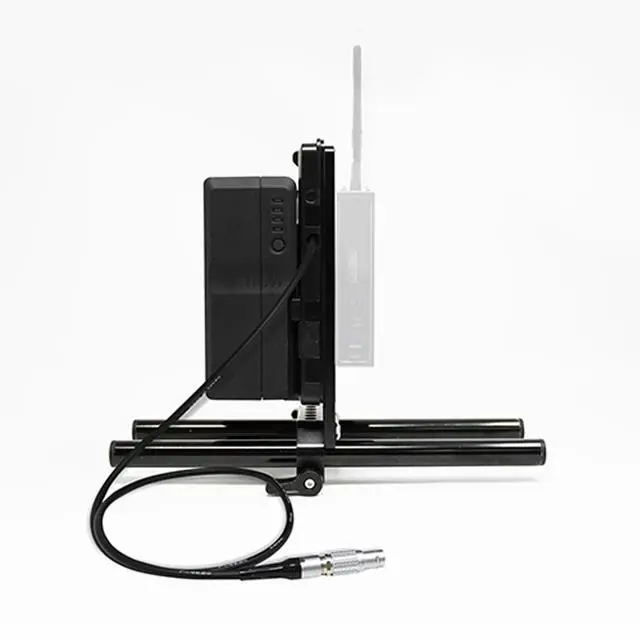 Alt view image 4 of 6 - Core SWX 15mm Rail Mount Cheese Plate with V-Mount Battery Plate and 10" 2-Pin Coil Cable for RED Komodo