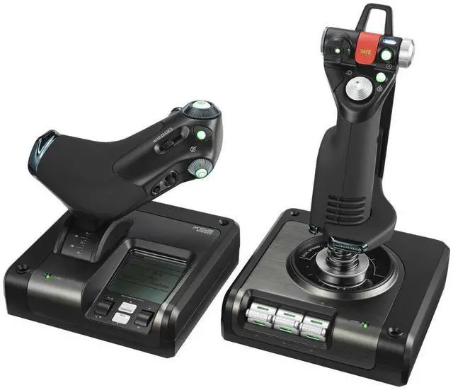 Alt view image 6 of 10 - Logitech G Saitek X52 Pro Flight Contol System