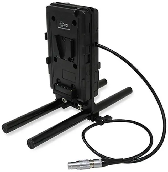 Main image of Core SWX 15mm Rail Mount Cheese Plate with Sharkfin V-Mount Battery Plate and 18" 6-Pin RED LEMO Cable for RED DSMC2