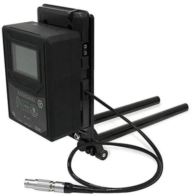 Alt view image 3 of 6 - Core SWX 15mm Rail Mount Cheese Plate with V-Mount Battery Plate and 10" 2-Pin Coil Cable for RED Komodo