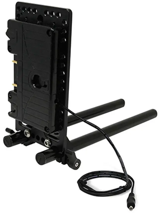 Main image of Core SWX 15mm Rail Mount Cheese Plate with 3-Stud Battery Plate and 18" Regulated 8V Cable for Canon C100/C100MK2