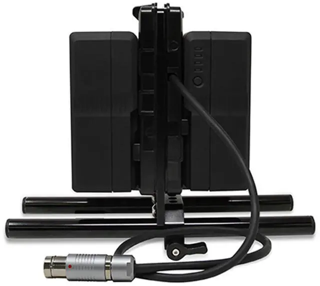 Alt view image 3 of 3 - Core SWX 15mm Rail Mount Cheese Plate with Sharkfin V-Mount Battery Plate and 18" Arri Fischer 2-Pin Cable for Arri Cameras
