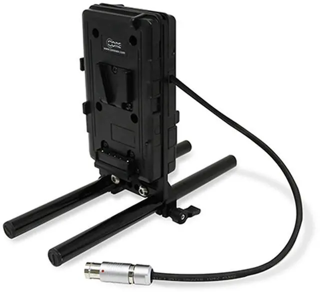 Main image of Core SWX 15mm Rail Mount Cheese Plate with Sharkfin V-Mount Battery Plate and 18" 8-Pin LEMO Cable for Arri Mini Alexa/Mini Lf