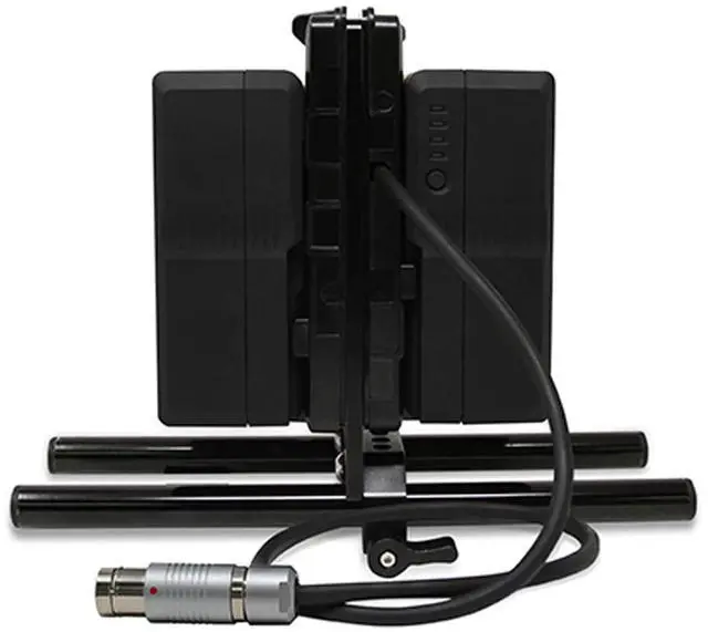 Alt view image 3 of 3 - Core SWX 15mm Rail Mount Cheese Plate with Sharkfin V-Mount Battery Plate and 18" 8-Pin LEMO Cable for Arri Mini Alexa/Mini Lf