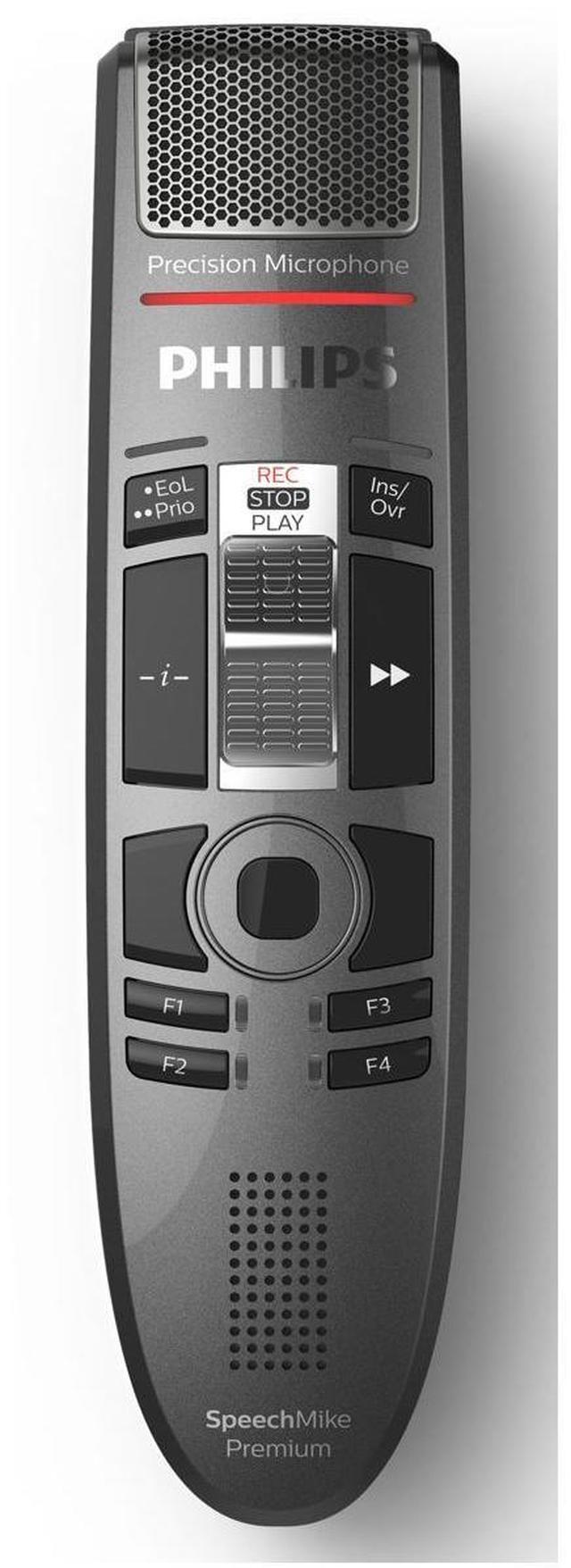 Alt view image 4 of 7 - Philips SpeechMike Premium Touch Dictation USB Microphone with Integrated Barcode Scanner, Slide-Switch