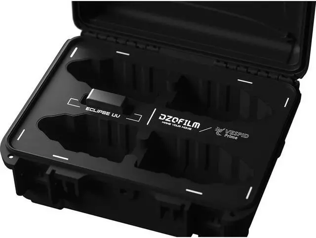 Alt view image 2 of 2 - DZOFILM Hard Case with Foam Insert for 4x Vespid Prime Cinema Lenses #DZO-CASEV4