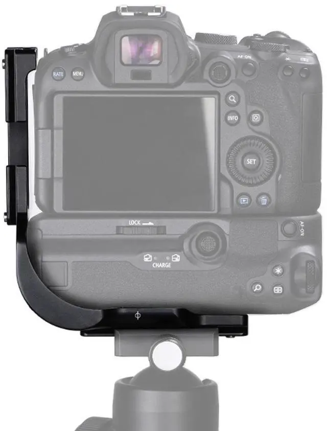 Alt view image 2 of 4 - SunwayFoto PCL-R5G Dedicated L-Bracket for Canon EOS R5/R6 with Battery Grip BG-R10